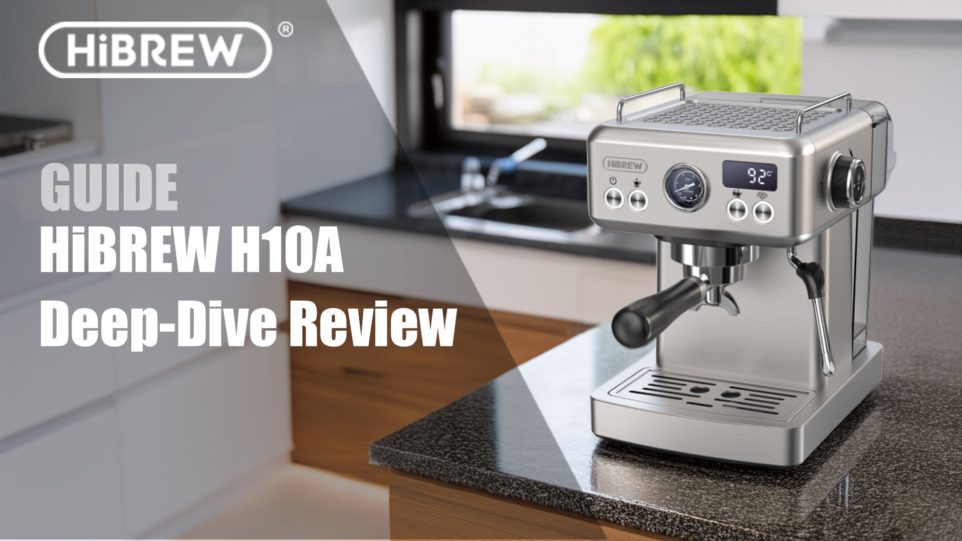 HiBREW H10A Deep-Dive Review: A Home Espresso Journey from Beginner to Enthusiast
