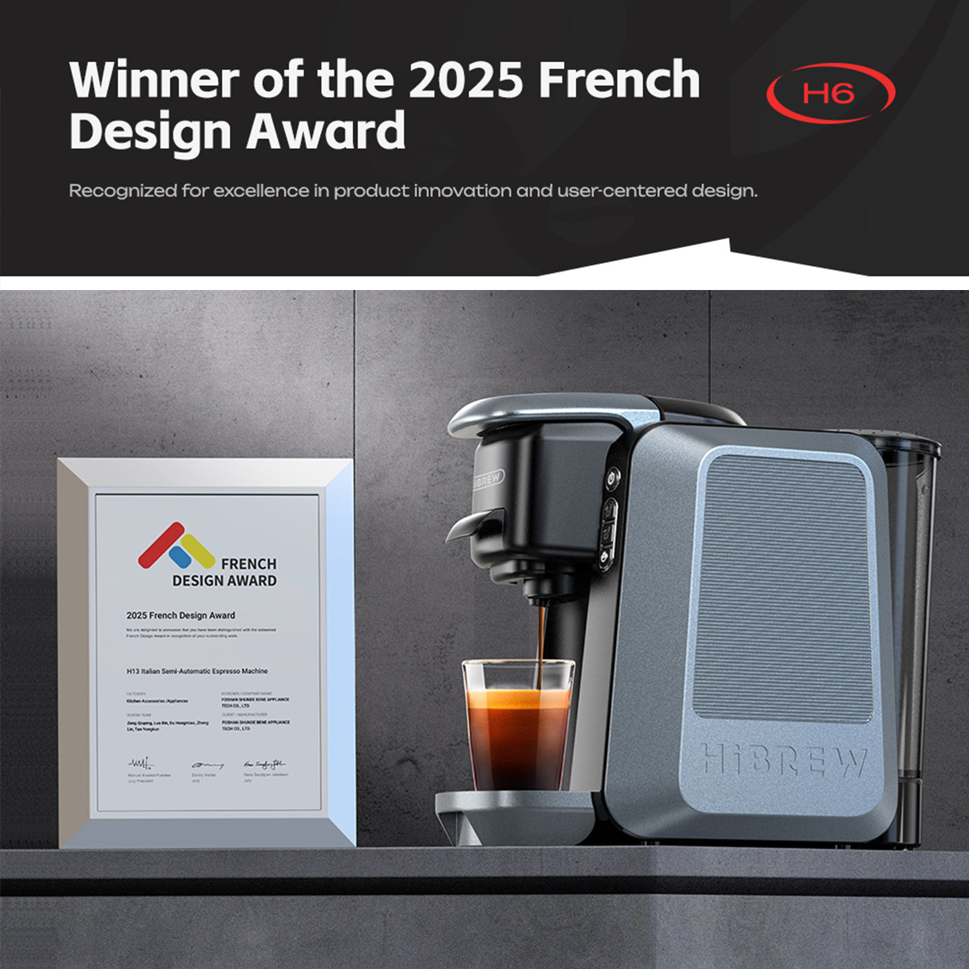 HiBREW H6 Multi-Capsule Coffee Maker