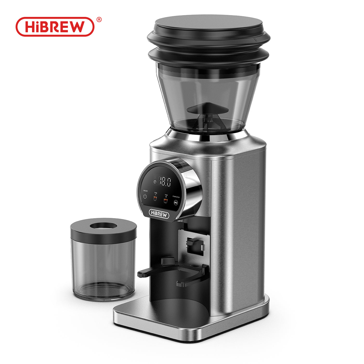 HiBREW G3 Plus: 31-Level Precision, Plasma Anti-Static, Smart Touchscreen Coffee Grinder – Perfect for Espresso, Pour Over & More